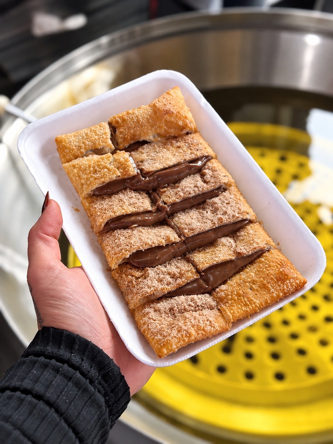 Pastéis doces preparados pela Pastéis Viviane